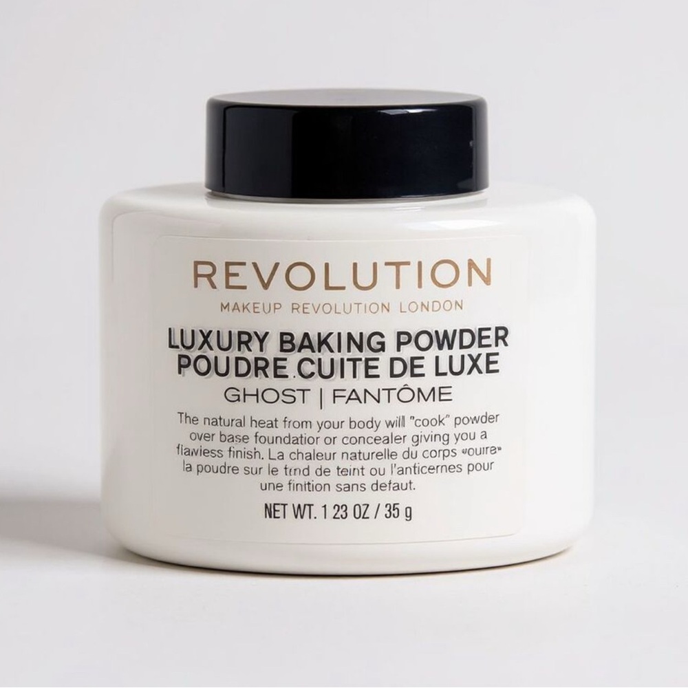 Revolution Makeup Luxury Baking Powder Ghost Translucent 1.23 oz / 35 g NEW
